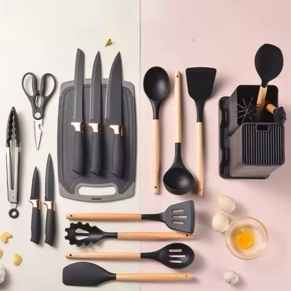 Kitchen utensil and Knife set