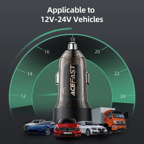 ACEFAST B12 60W Dual Port Car Charger  USB