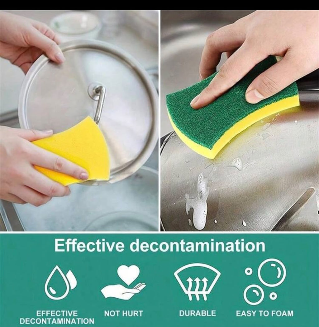 High Absorbency Double sided Sponge Magic Cleaning
