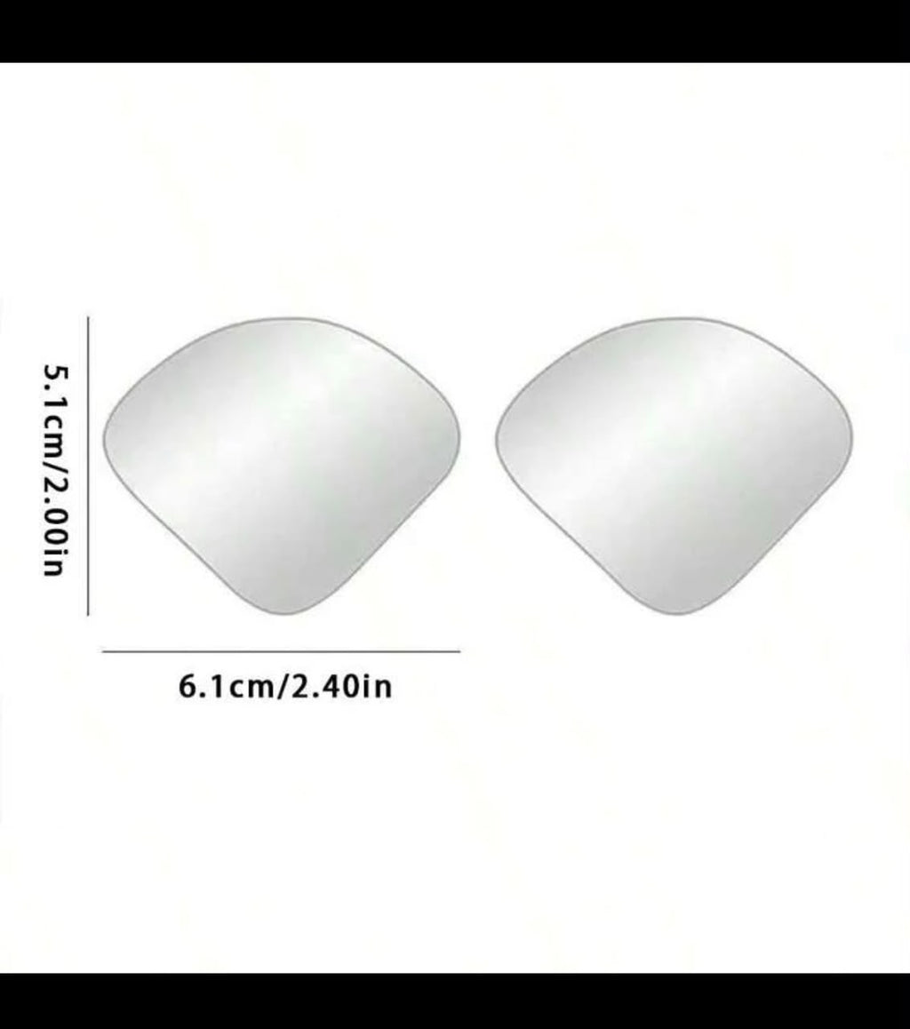 2 Pcs Frameless Car Blind Spot Mirrors – Borderless Rearview Mirrors